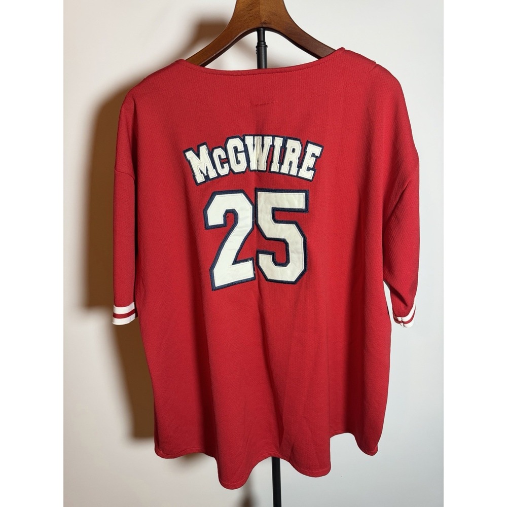 VINTAGE Sport Attack St Louis Cardinals Baseball Jersey Sz Large XL #25 McGWIRE